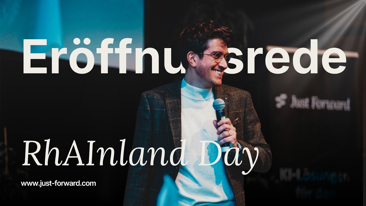 Fortschritt mit Haltung – Eröffnungsrede von Julian Yogeshwar beim RhAInland Day 2025