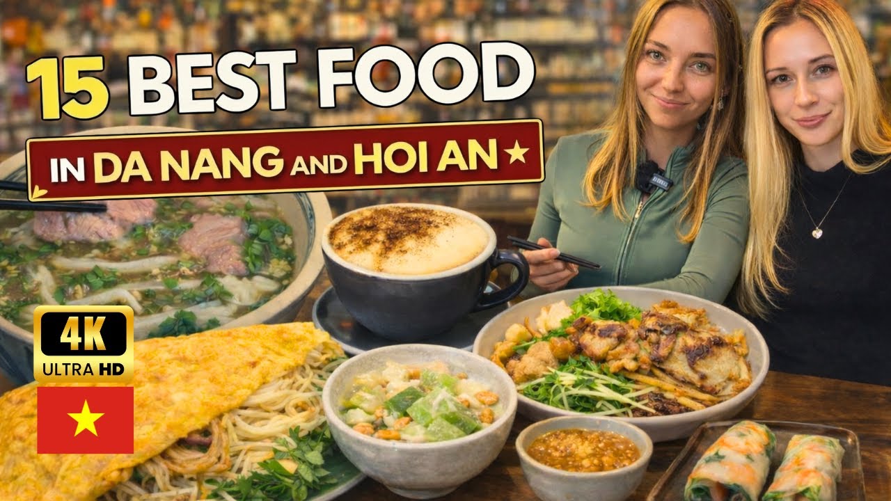 15 Best Foods in Da Nang & Hoi An 🇻🇳 | Vietnam Street Food Tour (Bánh Xèo, Cao Lầu, Egg Coffee!)