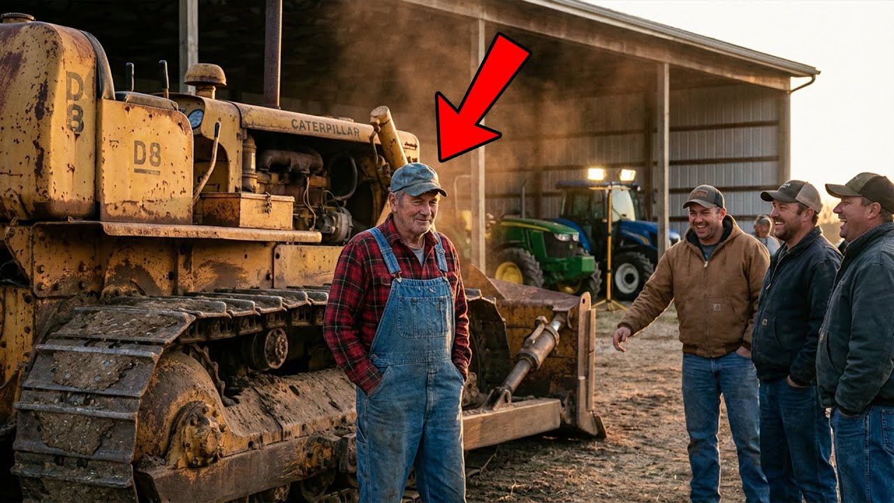 The 10-Ton Dozer Hit Auction Day... Old Iron Built A Debt-free Empire