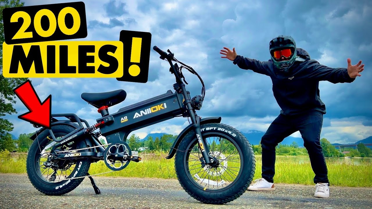 Электровелосипед с самым большим запасом хода на рынке! — Aniioki A8 Pro Max