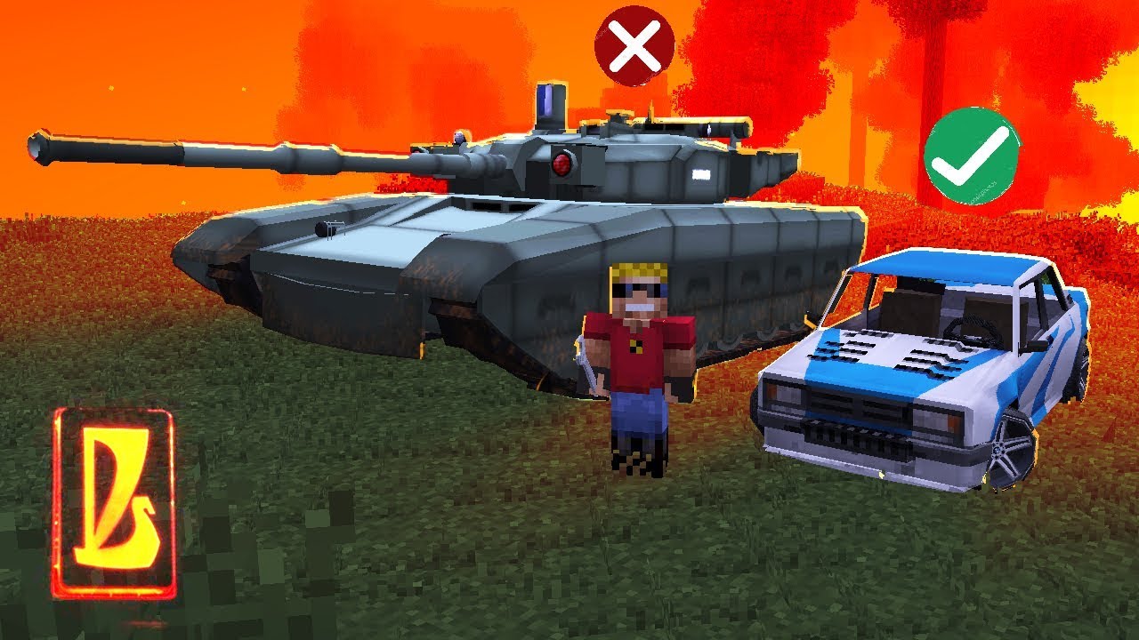 ЧТО ЛУЧШЕ, ТАНК ИЛИ ЖИГУЛИ?! | Восстановление жигулей в Майнкрафте