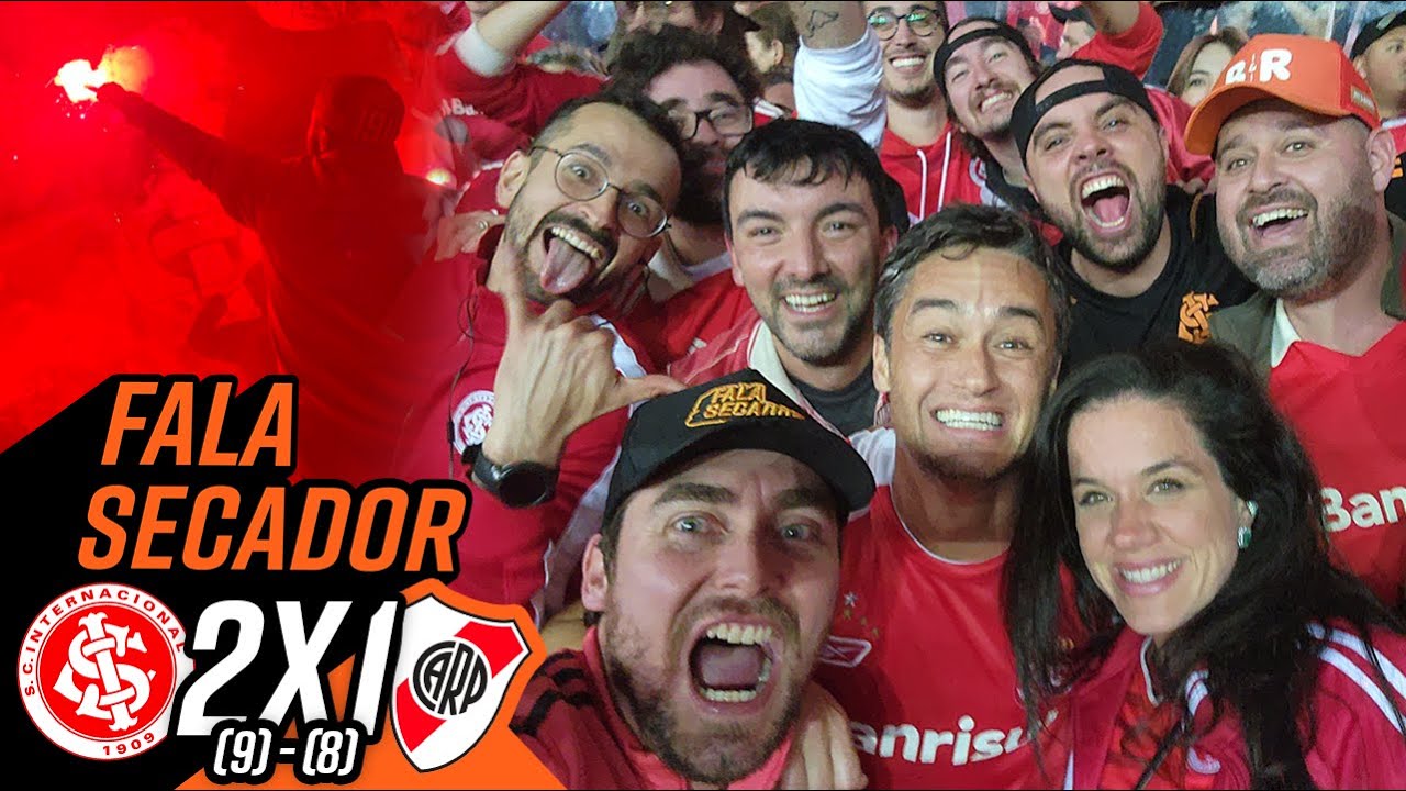 NOITE MEMORÁVEL NO BEIRA RIO / ESTAMOS NAS QUARTAS / INTER 2 (9) X (8) 1 RIVER PLATE / VLOG 161