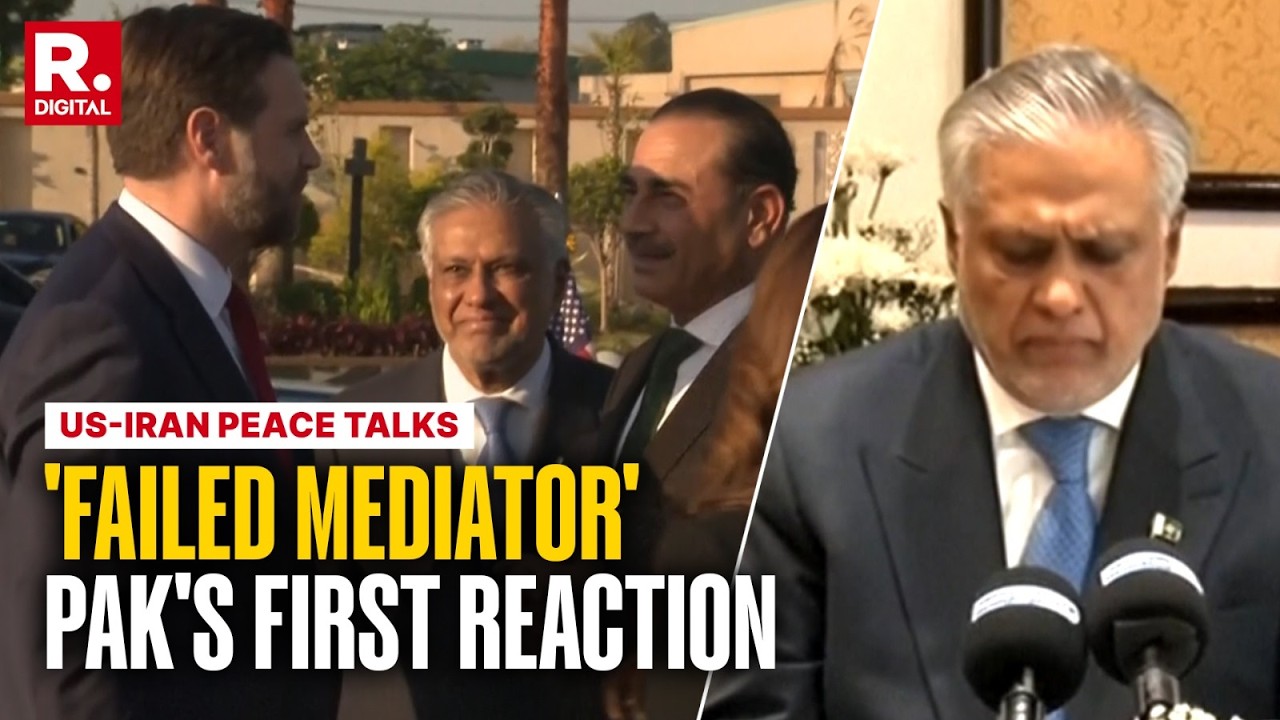 Pak Fails To Mediate US-Iran Peace Talks | FM Ishaq Dar Releases First Statement On Cam