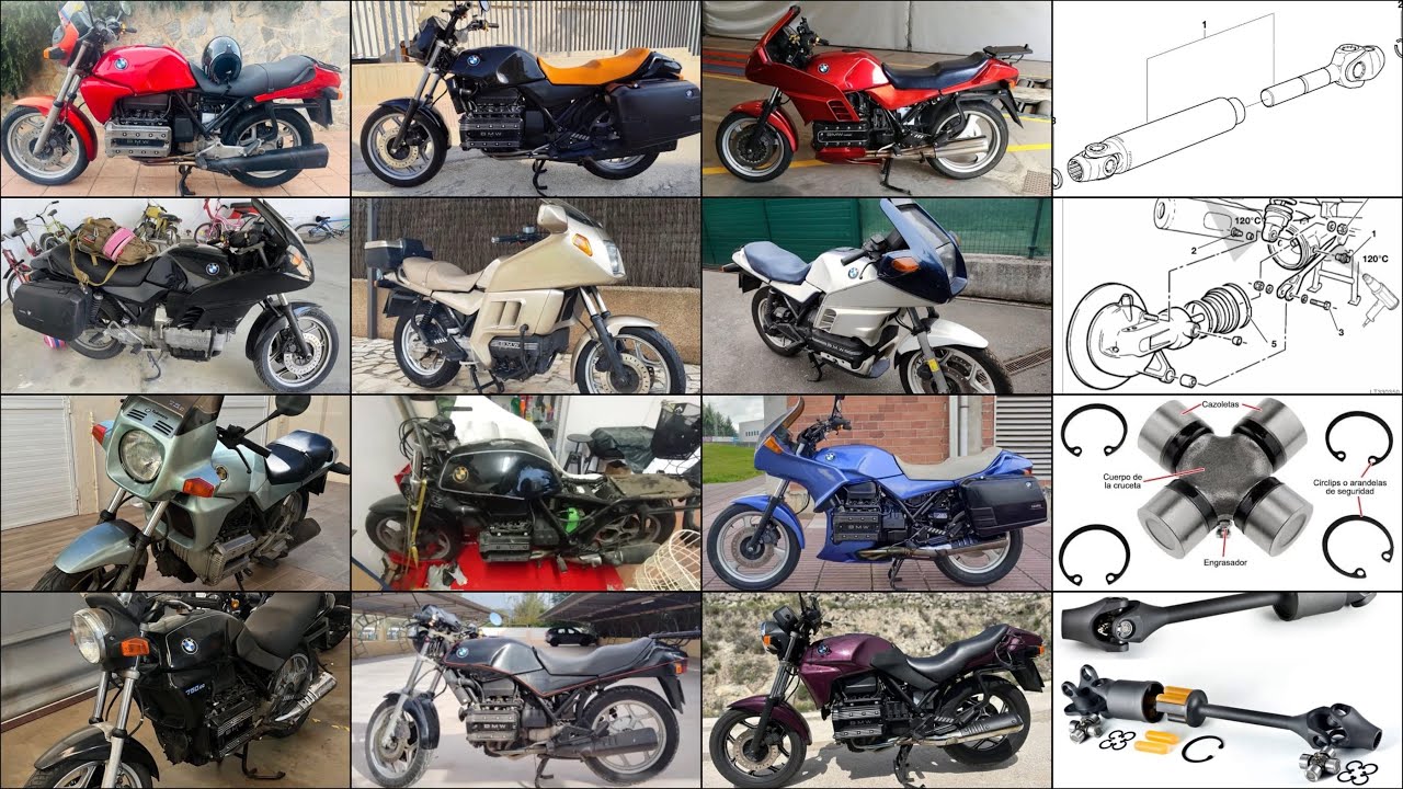 6 BMW K100 y 6 BMW K75 de Wallapop | Cardan Paralever | Cruceta con Clips | Sorpresas en el Interior