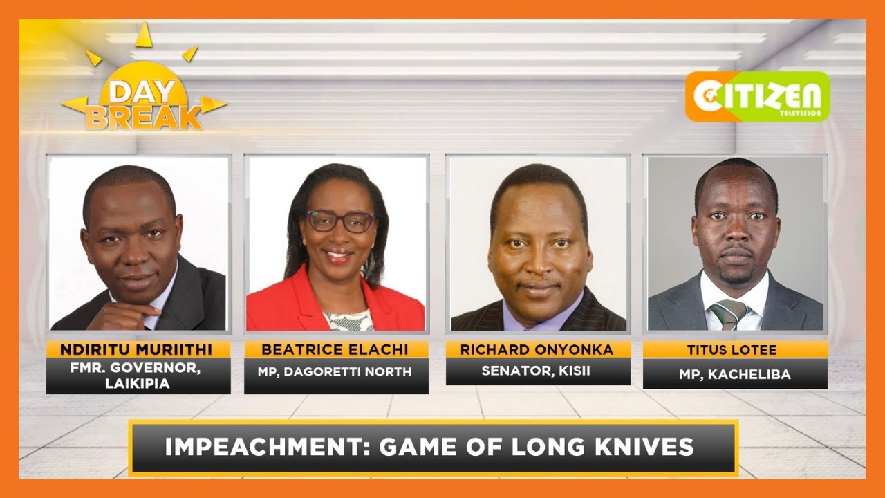 DAY BREAK | Besieged Gachagua puts up spirited fight to stop his impeachment