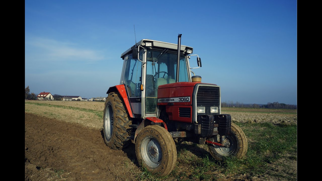 Zimowa orka z Perełką 2014 Massey Ferguson 3060 [HD]