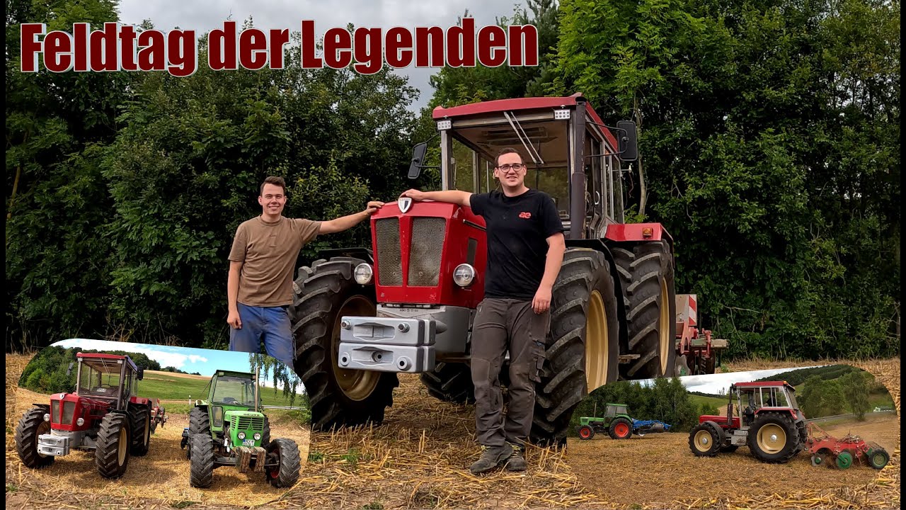 2 Legenden vereint! Schlüter 1250VL und Deutz D10006 am Scheibeneggen