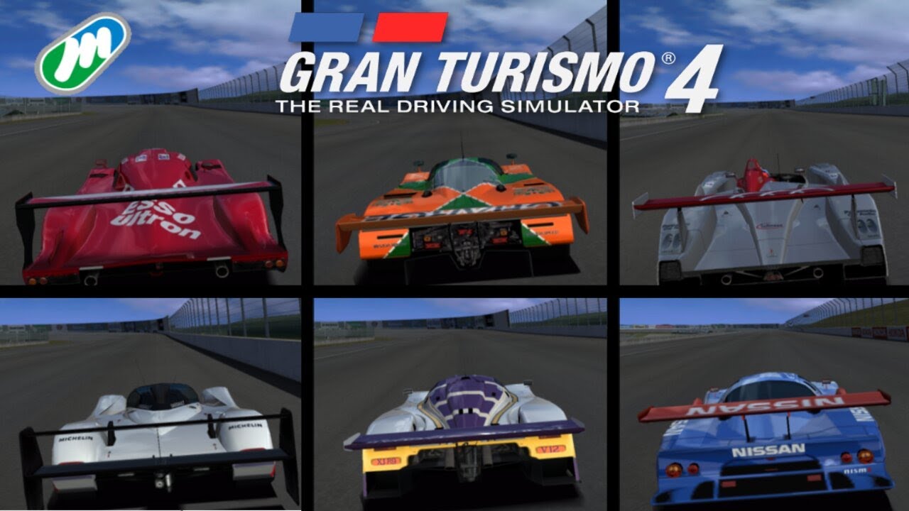 Top 15 Fastest Race Cars in Gran Turismo 4 - Super Speedway Edition