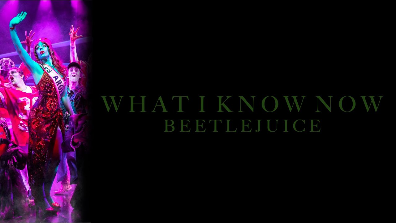 What I Know Now | Beetlejuice | Sing as Miss Argentina