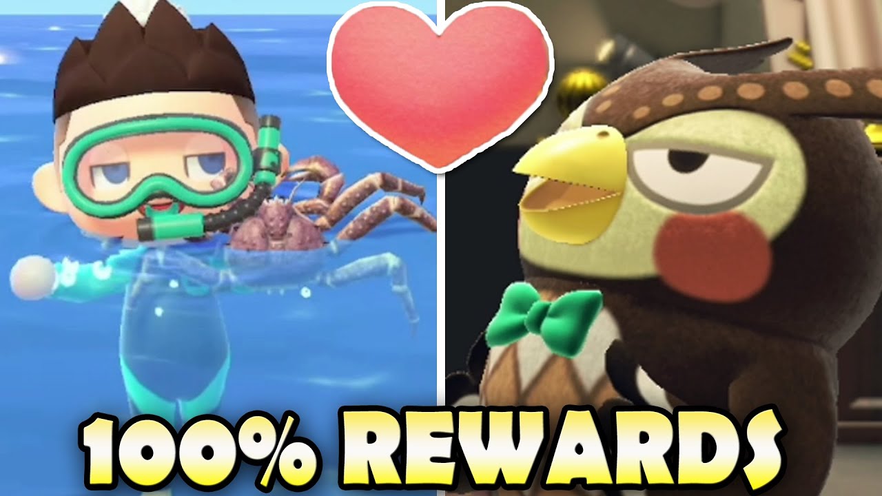 🏆 Награды за 100% прохождение ВСЕХ МОРСКИХ СУЩЕСТВ в летнем обновлении Animal Crossing New Horizons