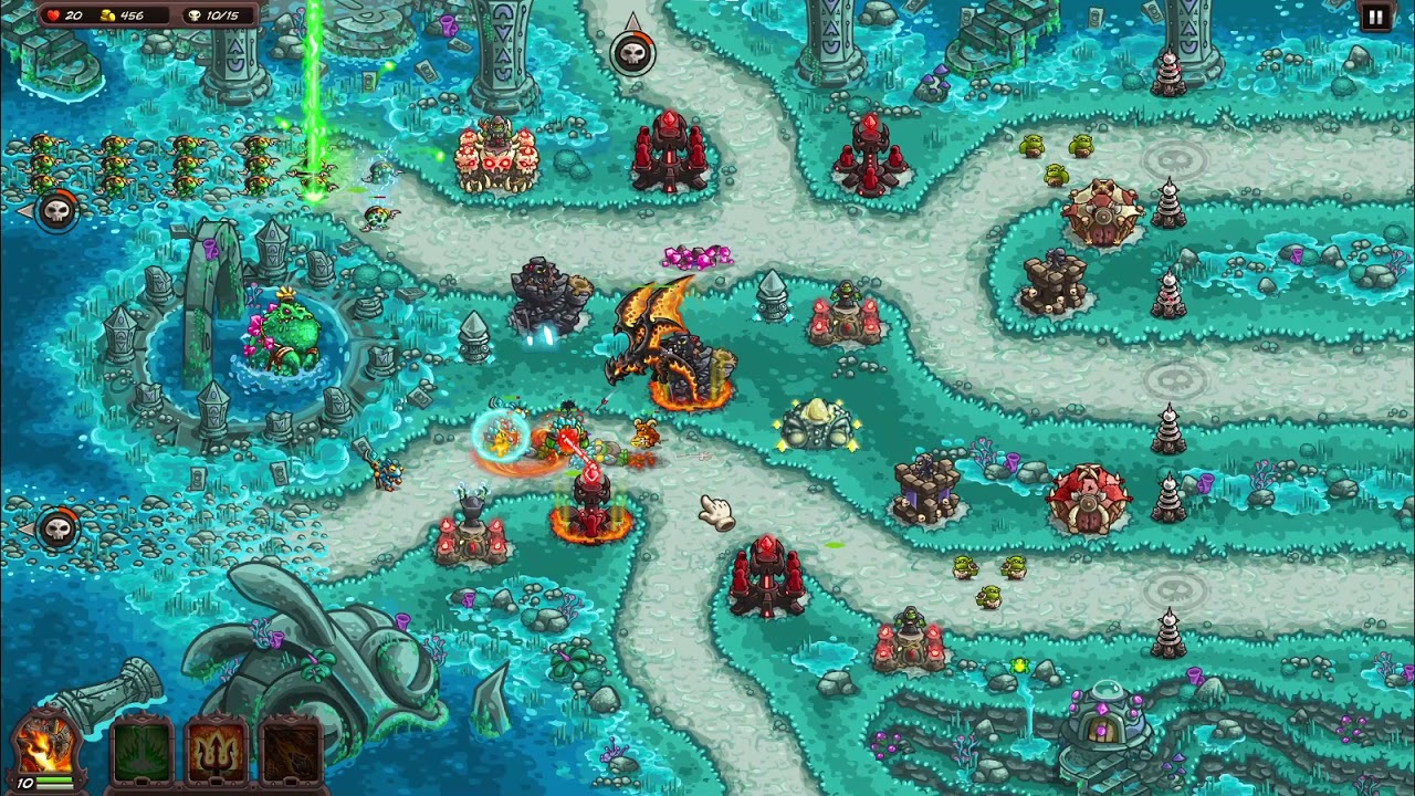 Kingdom Rush Vengeance Stage 19: Pond of the Sage (Impossible Difficulty)