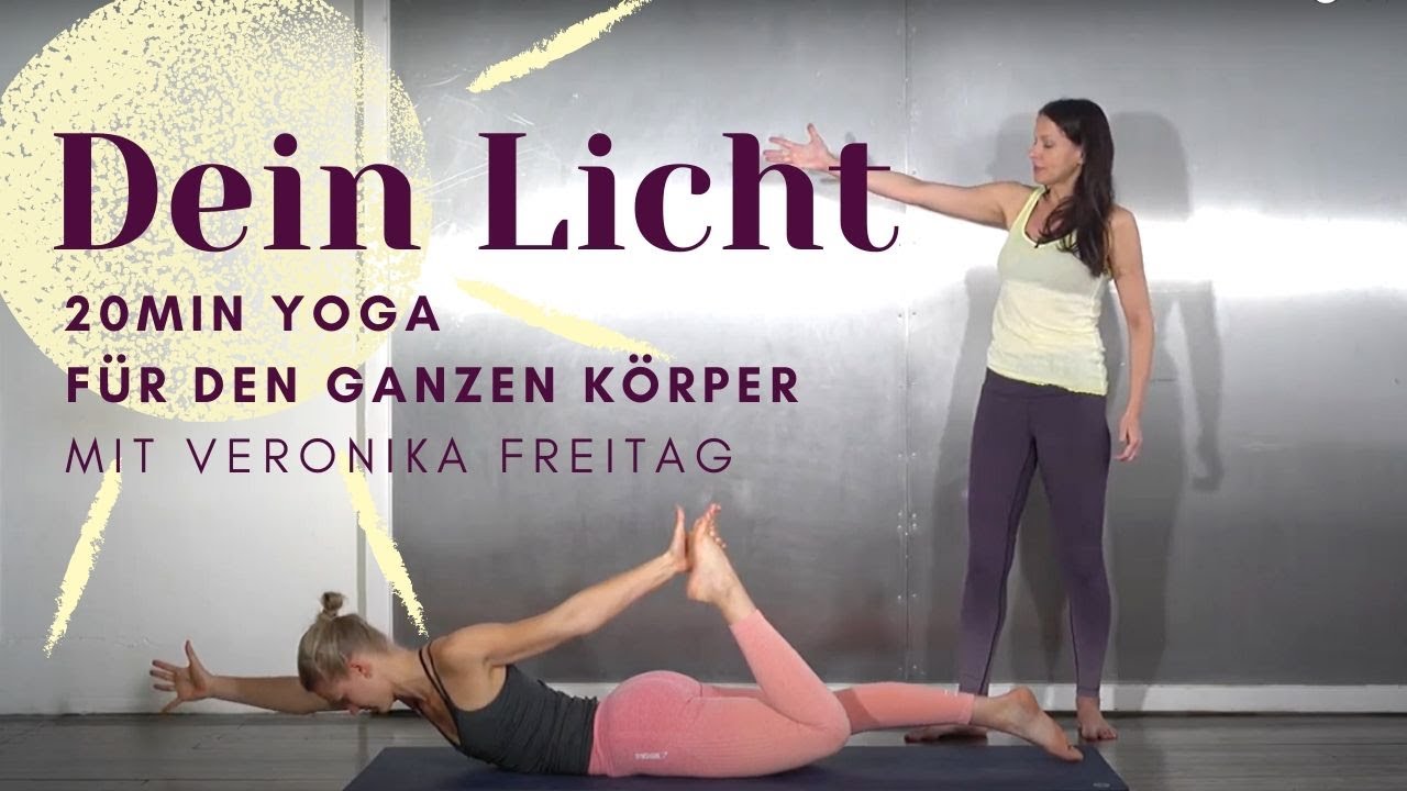 MORGENYOGA - Dein Licht  | 20 min Yoga für den ganzen Körper  |  mit Veronika Freitag