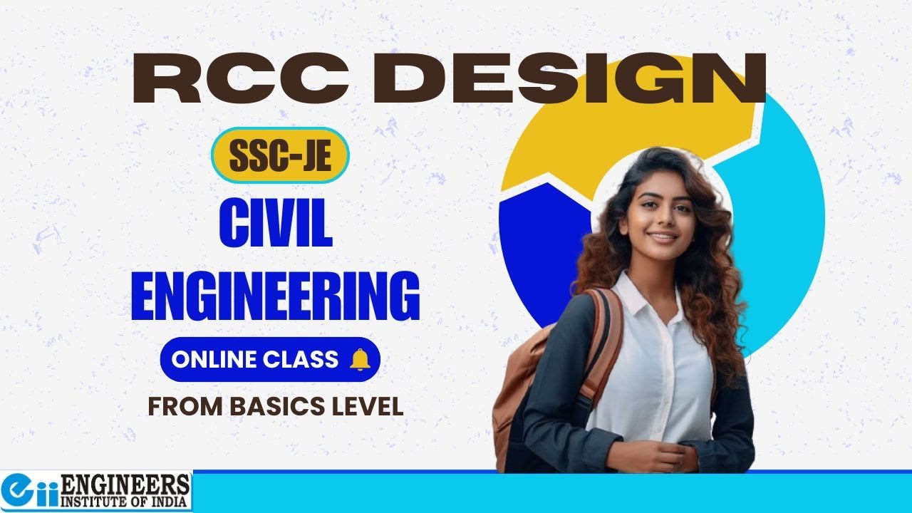 SSC-JE - RCC Design Civil Engineering Lecture | ssc je coaching in delhi | ssc je 2024 notification