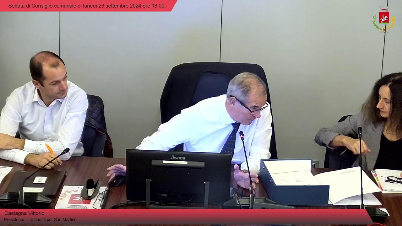 Seduta di Consiglio comunale del 23/09/2024