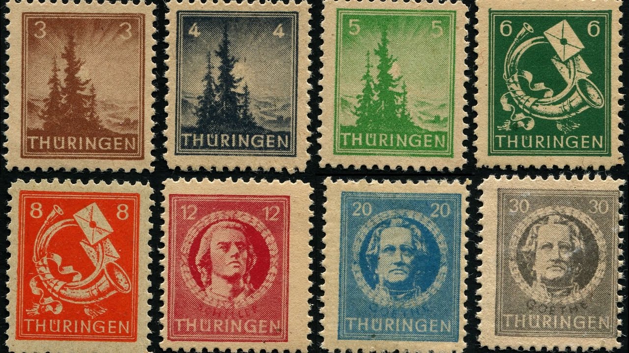 Die Briefmarkenausgaben der Ober Post Direktion (OPD) Erfurt