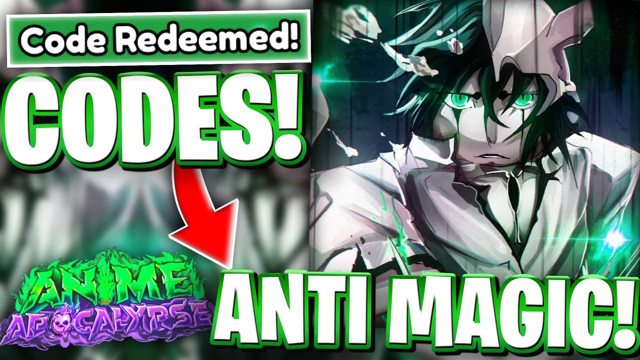 🪄[HOLLOW & ANTI MAGIC] КОДЫ ДЛЯ ROBLOX ANIME APOCALYPSE! КОДЫ ОБНОВЛЕНИЯ ANTI MAGIC ДЛЯ ANIME APO...