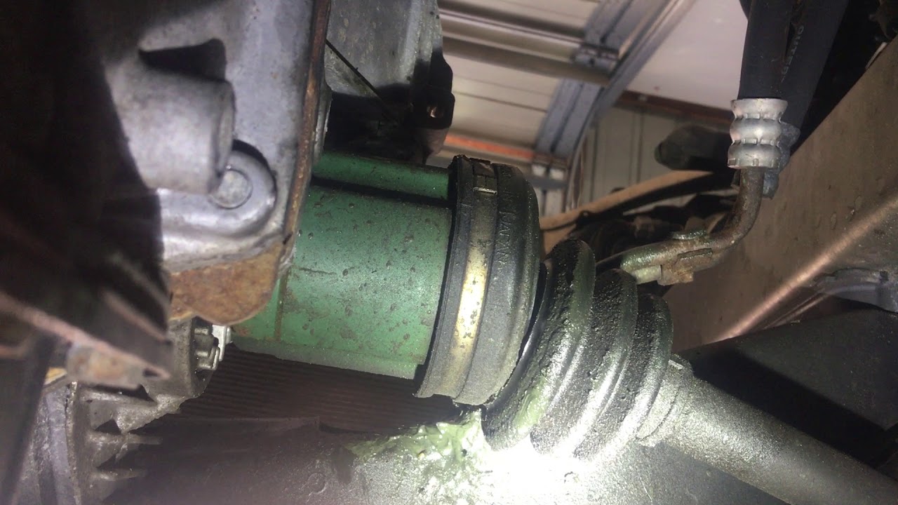 Split or Torn CV boot/Gaiter Inspection
