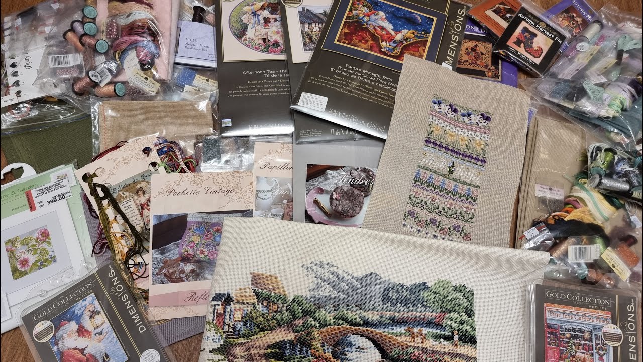 #25 Все мои текущие процессы/ Готовая работа от Just Nan/ Много покупок/ Вышивка крестиком