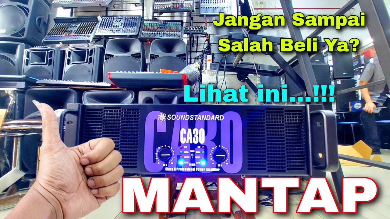 CEK POWER TENAGA BADAK - CA30 SOUNDSTANDAR BODY PANJANG - BUAT SUB 18