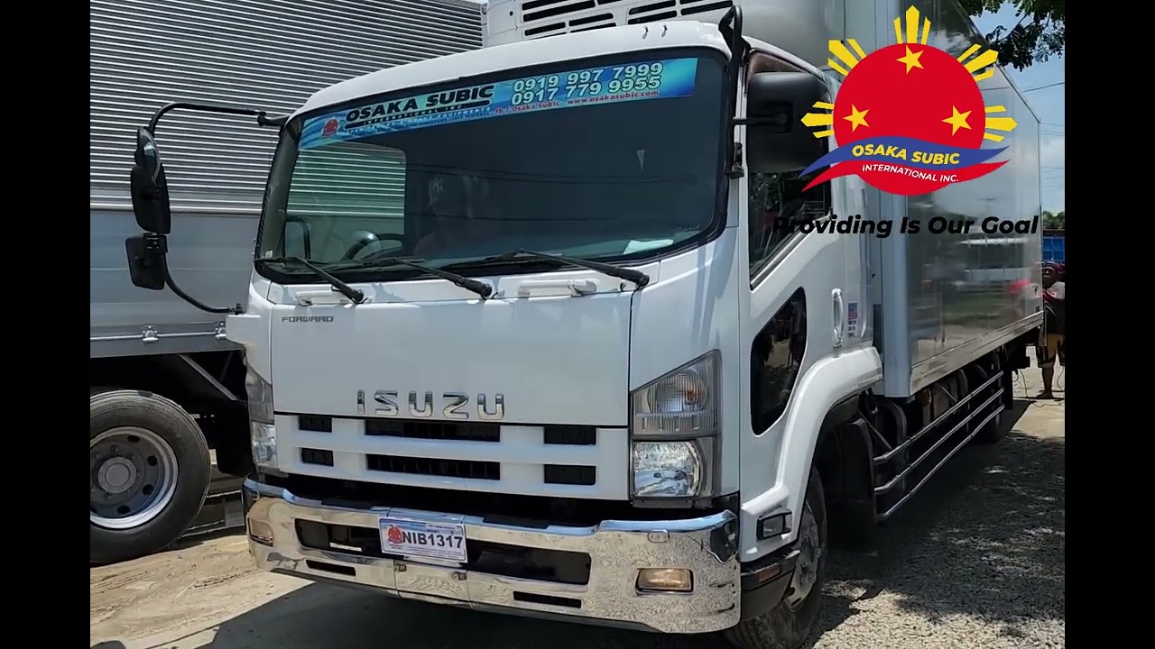 Isuzu forward wing van quality truck in lower price