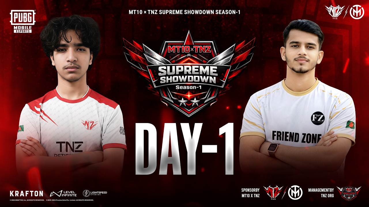 GRAND FINAL-MT10xTNZ SUPREME SHOWDOWN | SEASON 1 | GRAND FINALS | DAY 1