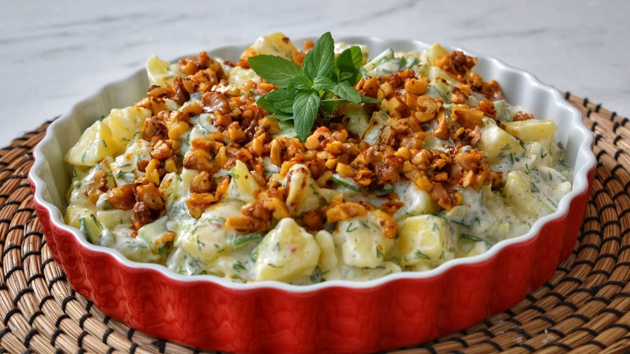 DİKKAT❗Hepsini Tek Başınıza Yiyebilirsiniz😃 O Kadar Lezzetli ve Hafif Ki Bu Salataya Bayılacaksınız