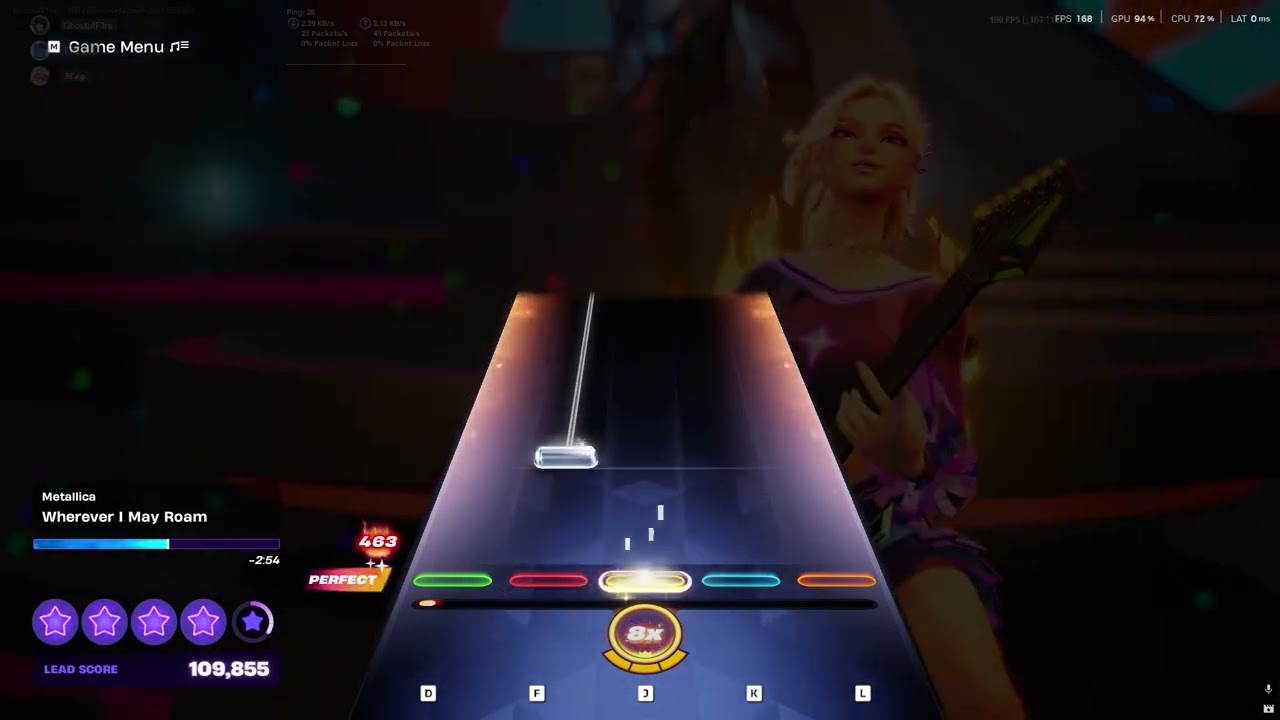 [LEAD] Wherever I May Roam - Metallica Fortnite Festival Expert
