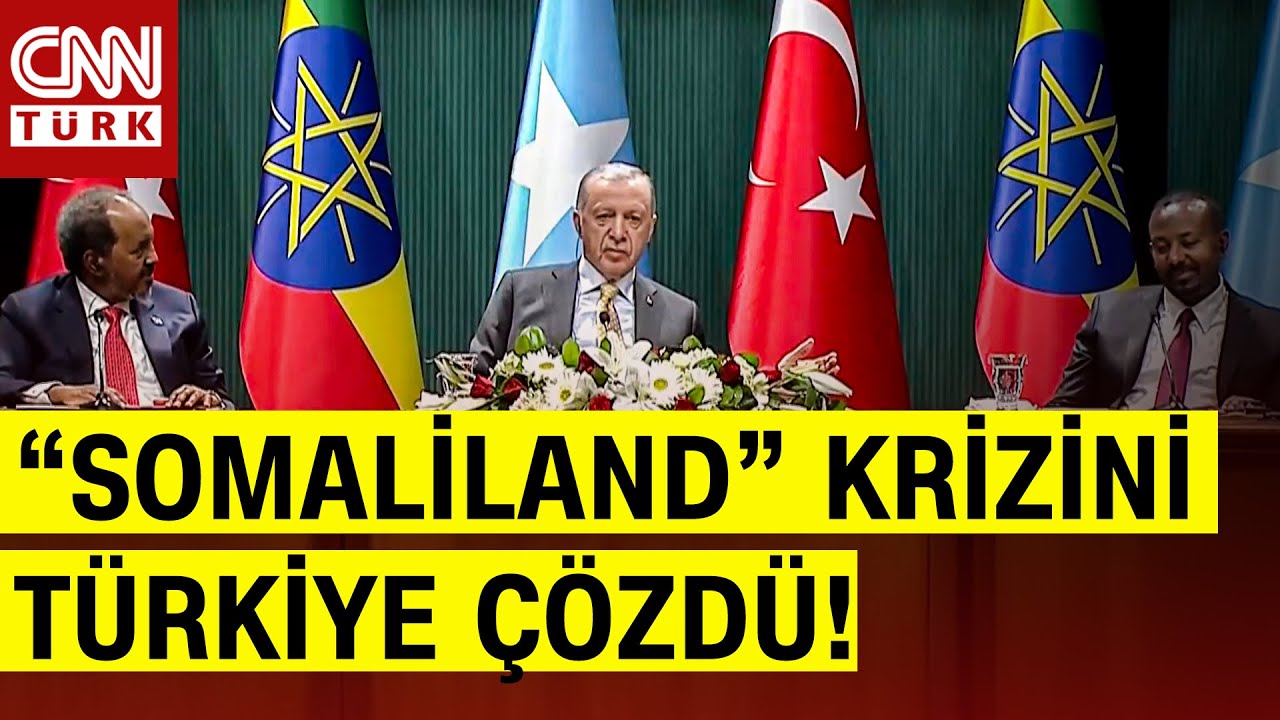 Afrika'daki Krizi Türkiye Çözdü! Etiyopya ve Somali Ankara Arabuluculuğunda Anlaştı!