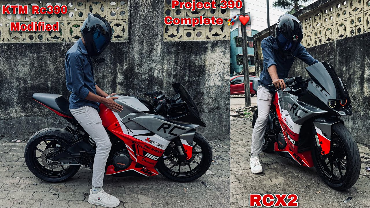 KTM RC390 TASTEFULLY MODIFIED || PROJECT COMPLETED ❤️ #ktm390