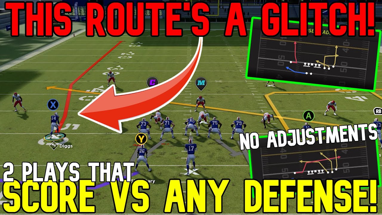 THIS IS CHEATING! 2 Plays That Glitch Out Any Defense in Madden NFL 22, NO ADJUSTMENTS! Offense Tips