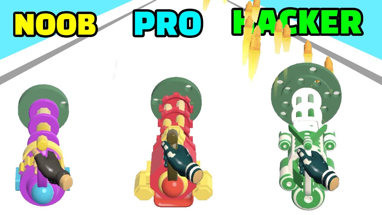 NOOB vs PRO vs HACKER in Machine Gun Rush