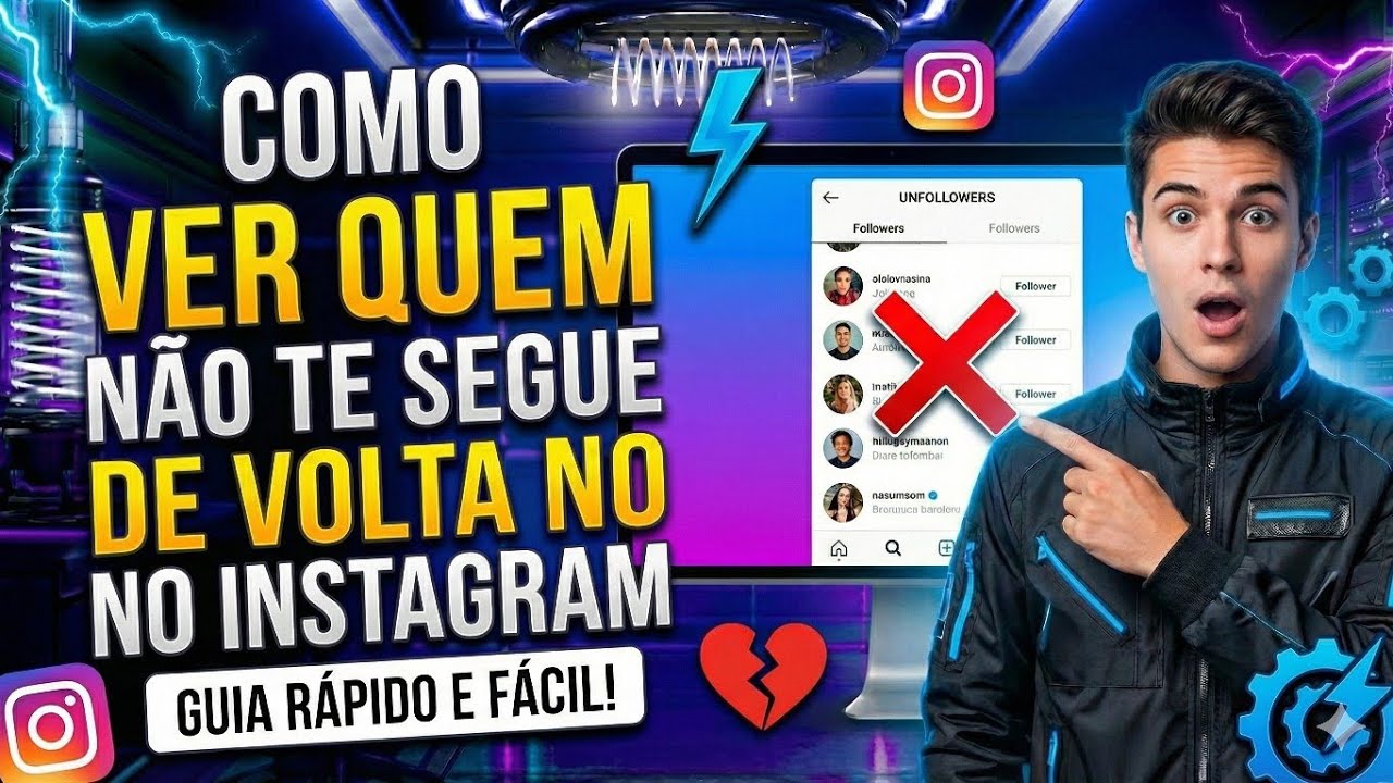 Como VER QUEM NÃO TE SEGUE DE VOLTA no INSTAGRAM 