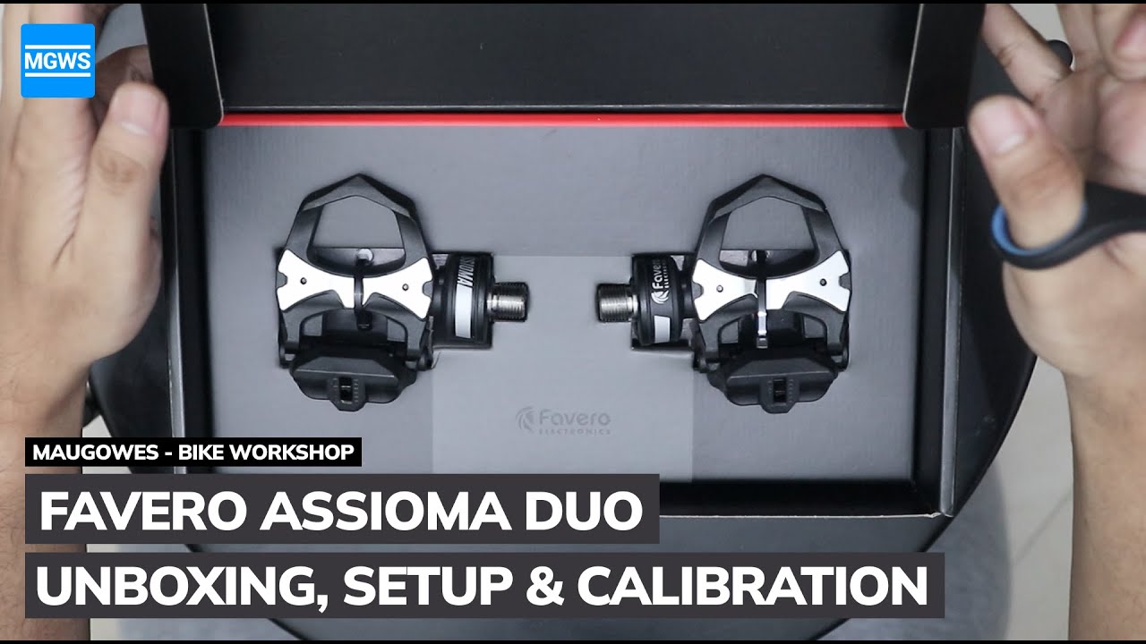 Favero Assioma Duo Power Meter - Unboxing, Setup & Calibration | Bike Workshop | MauGowes