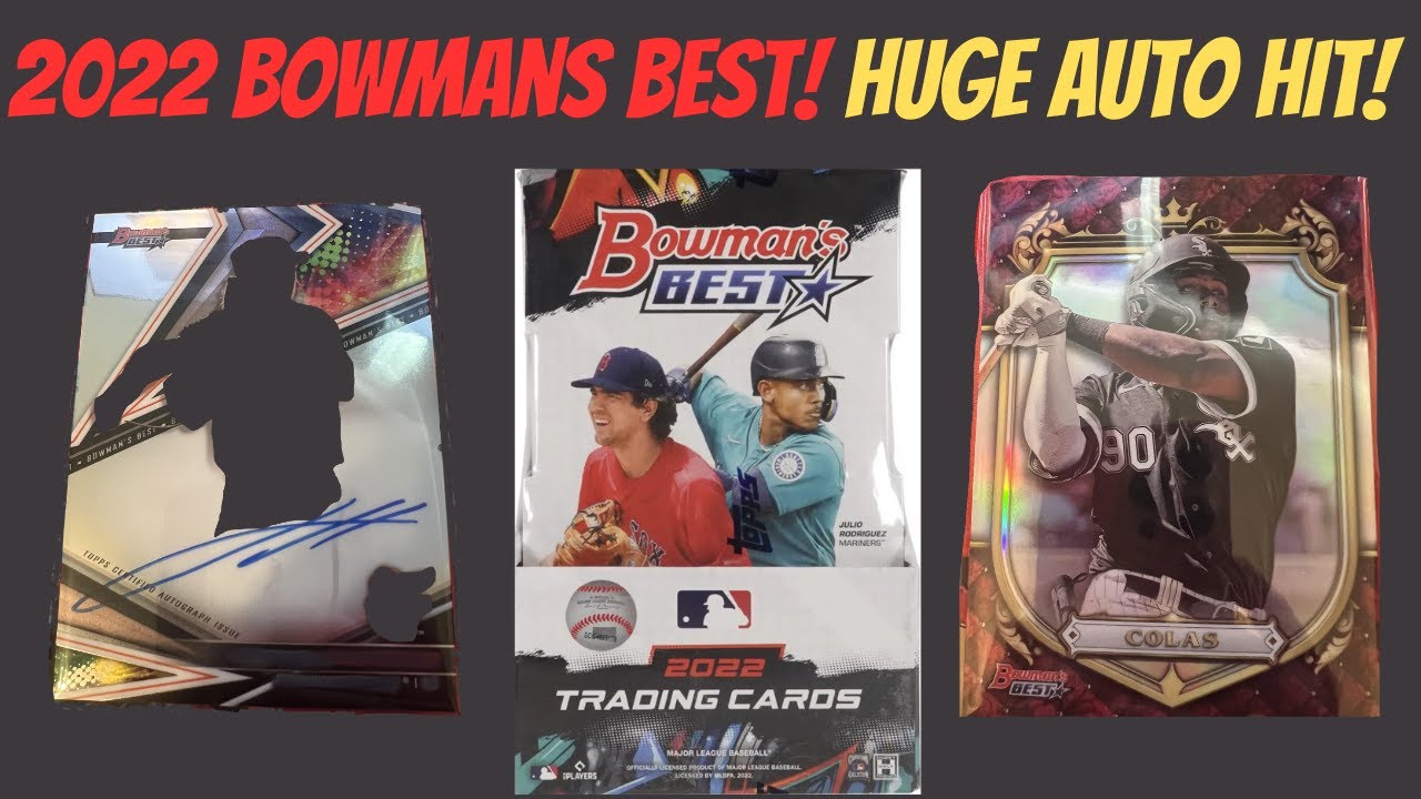 NEW RELEASE: 2022 Bowmans Best! Huge AUTO HIT, Tons of Rookies! HOT BOX