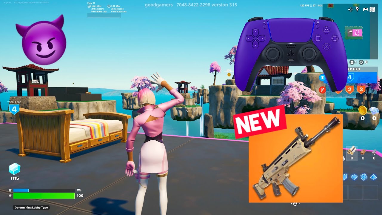 Fortnite Bedwars 😈 Gameplay PS5 🎮