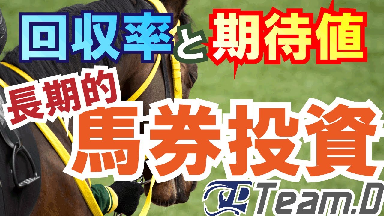 【投資競馬】回収率と期待値をきちんと理解して、長期的な馬券投資を実現する！