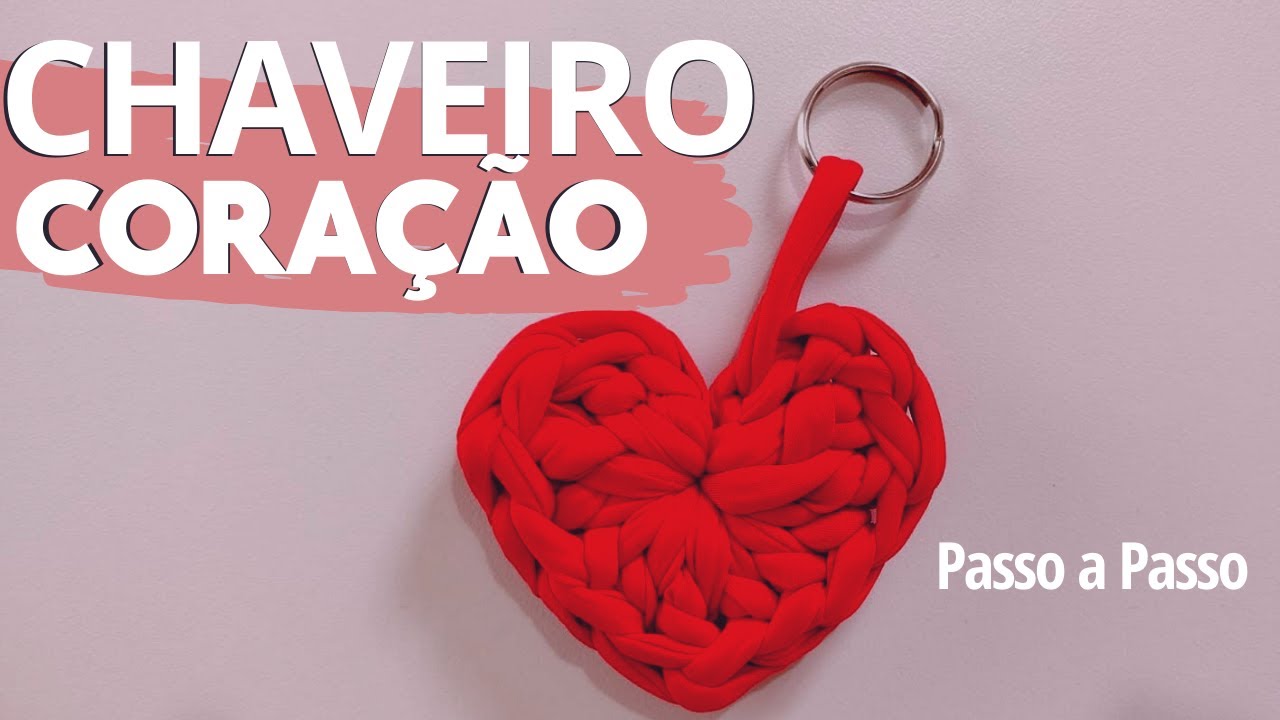 Coração de Crochê com Fio de Malha l Passo a Passo l Ana Burcoes