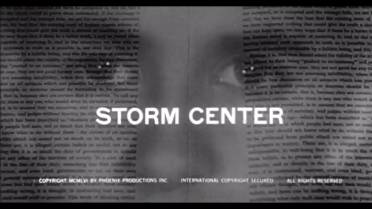 Storm Center (1956) trailer