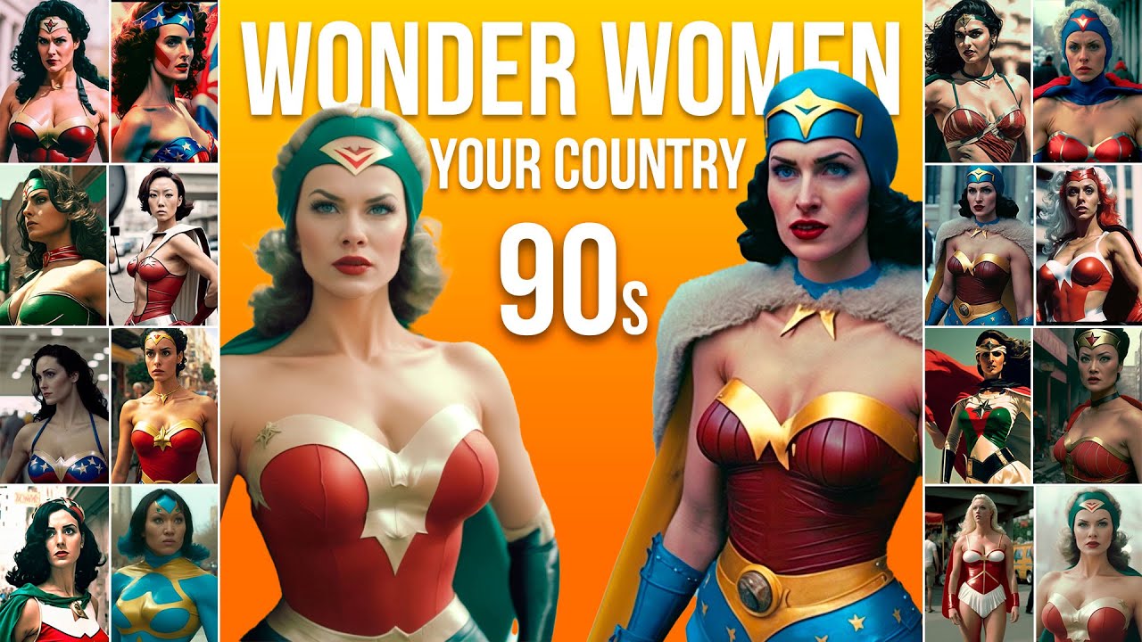 20 Wonder Women from around the world nineties