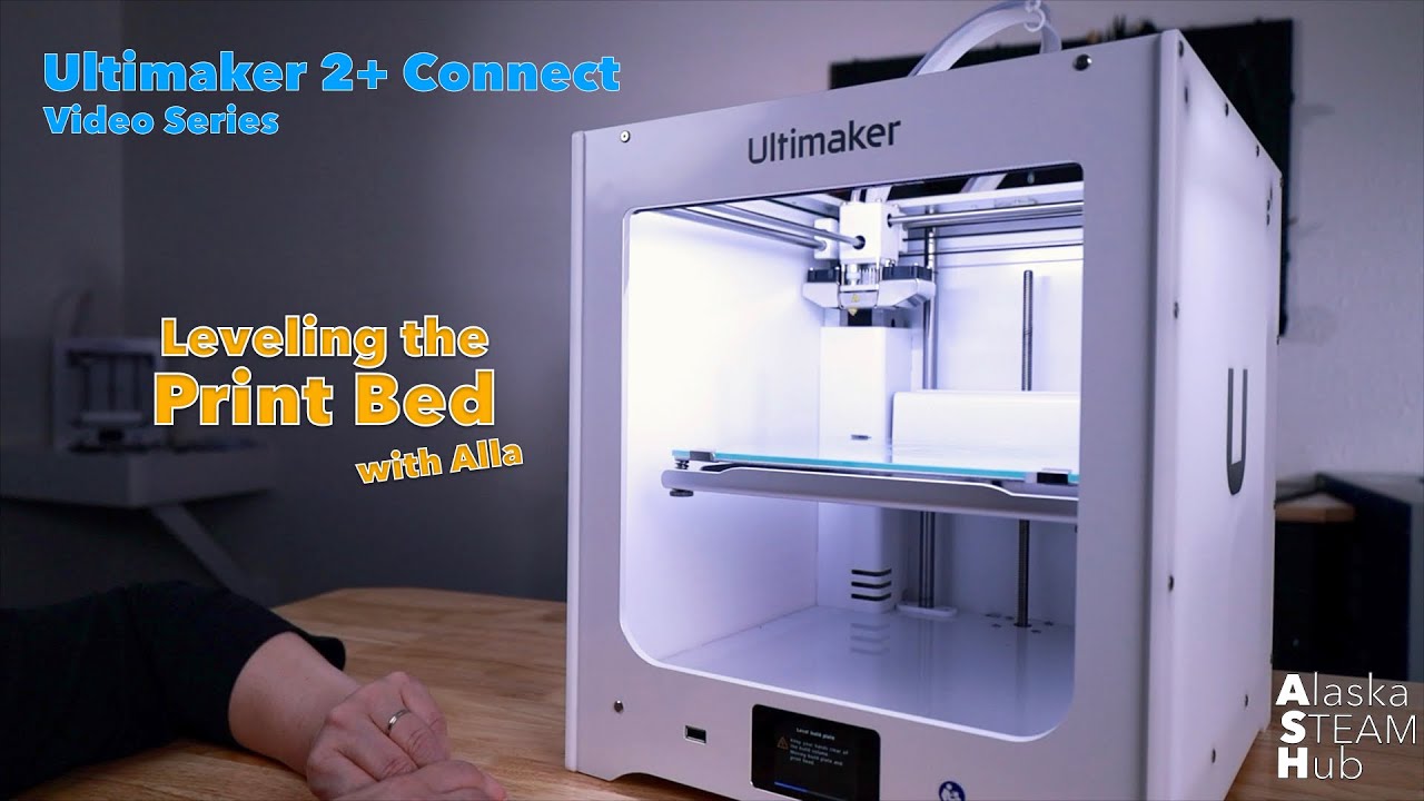 Ultimaker 2+ Connect Series: Leveling the Build Plate | ASH Program Tutorial