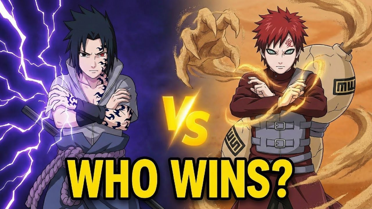 Sasuke vs Gaara 🔥 Chunin Exam Legendary Fight | Naruto Best Anime Battle | Full HD.