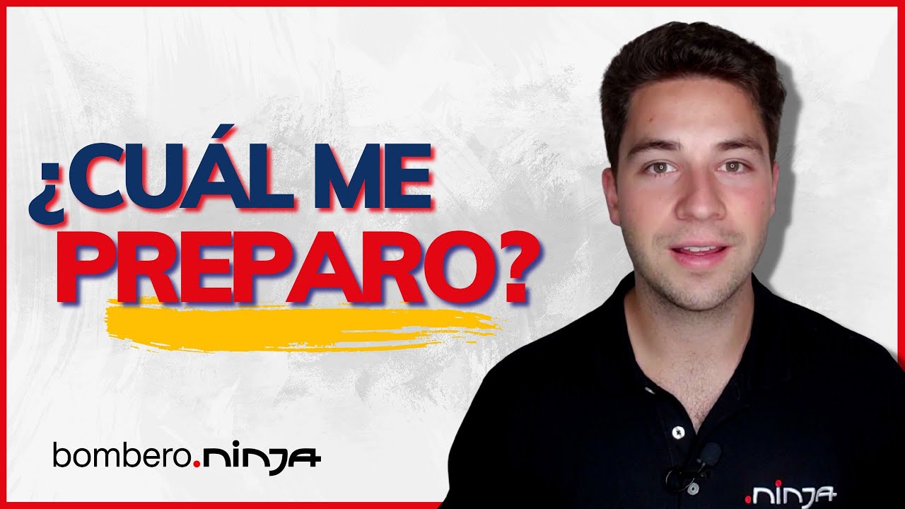 ¿A qué OPOSICIÓN de BOMBEROS me PRESENTO? 🤔