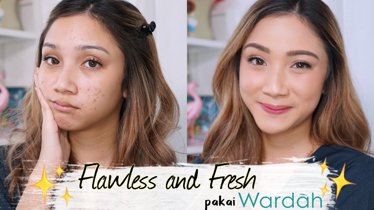 MAKEUP FLAWLESS SEHARI HARI pakai WARDAH - ONE BRAND TUTORIAL