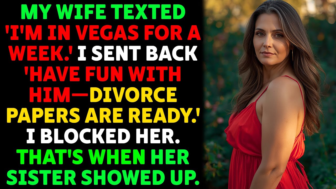 My Wife Texted 'I'M IN VEGAS FOR A WEEK.' I Sent Back 'Have Fun With Him—Divorce Papers.. Life Story