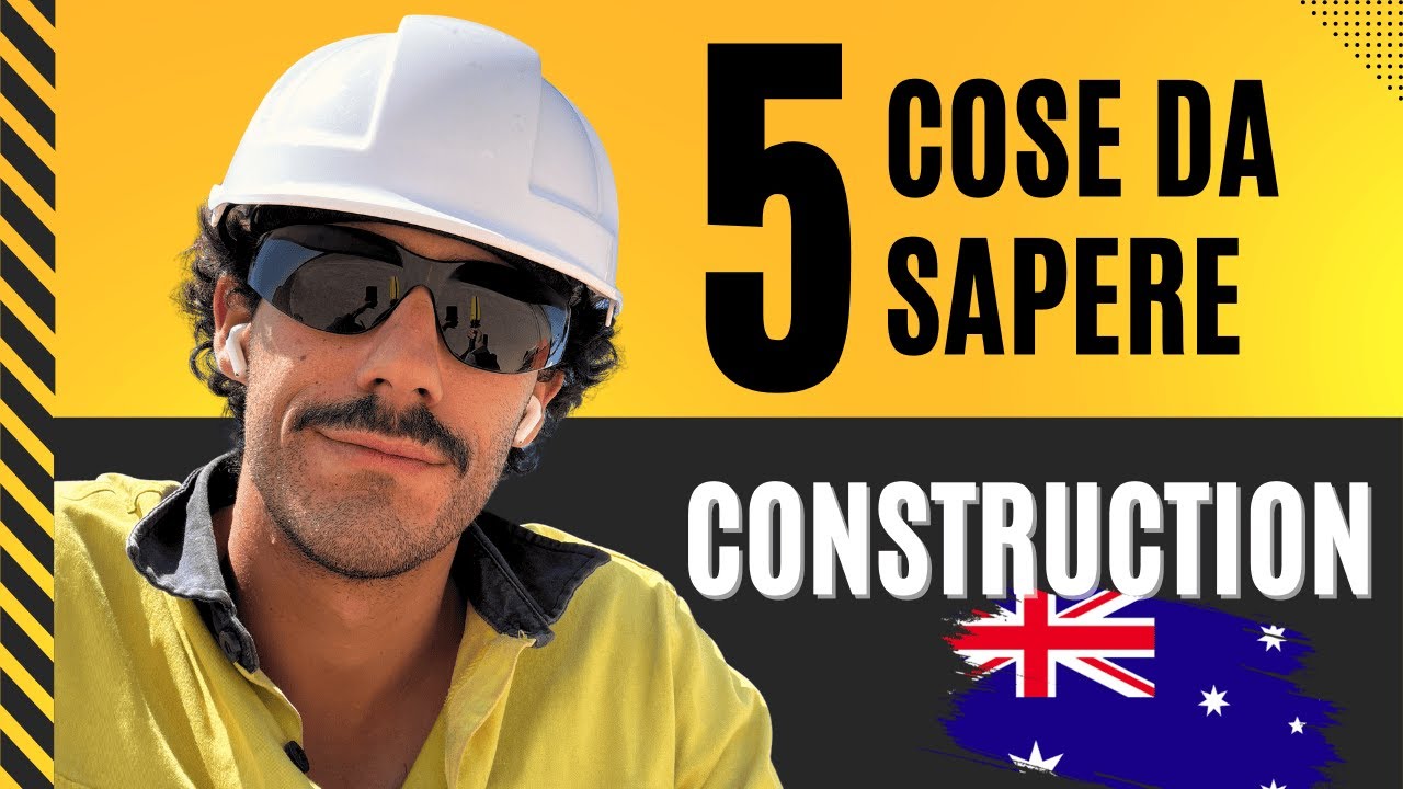 COME TROVARE LAVORO NELLE CONSTRUCTION IN AUSTRALIA