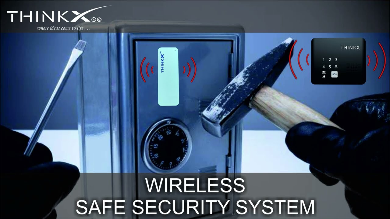 Security Systems For Lockers or Safe by ThinkX Technology English #alarm #business #locker #burglary