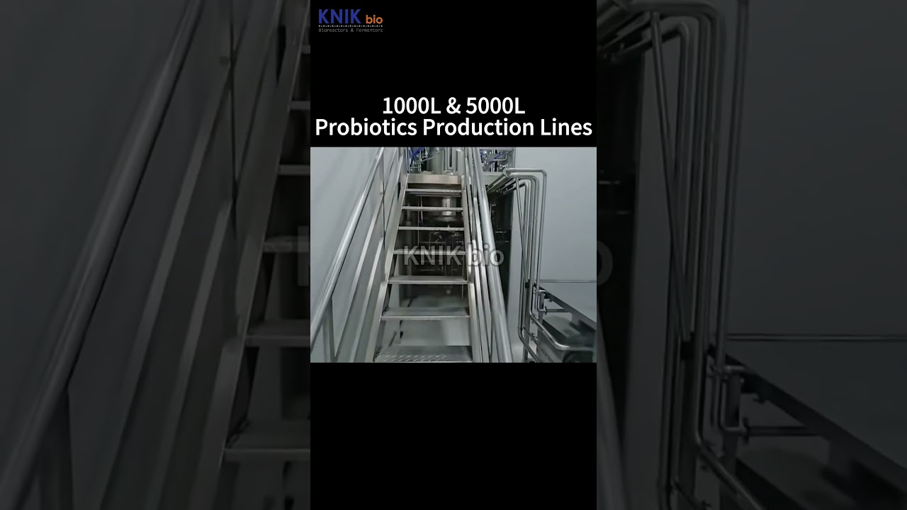 KNIKbio's 1000L & 5000L Probiotics Production Lines | Next-Gen Biotech Solutions #fermentationtank