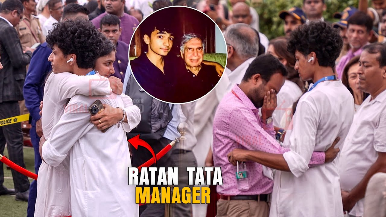 No One Saw This Side of Shantanu Naidu at Ratan Tata Last Rit... | Ratan Tata Manager