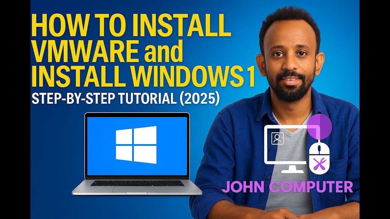 How to Install VMware and Install Windows 10 | Step-by-Step Tutorial (2025)