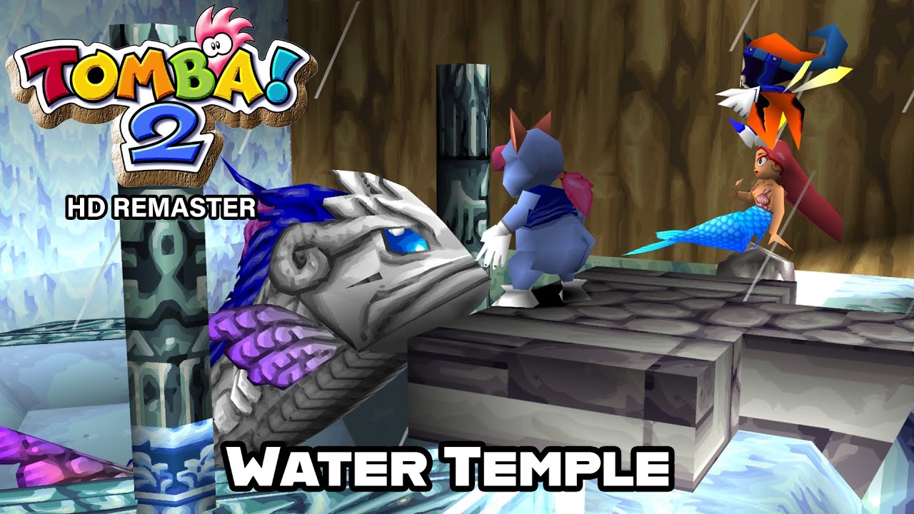 Tomba! 2 The Evil Swine Return HD Remaster Gameplay - Water Temple